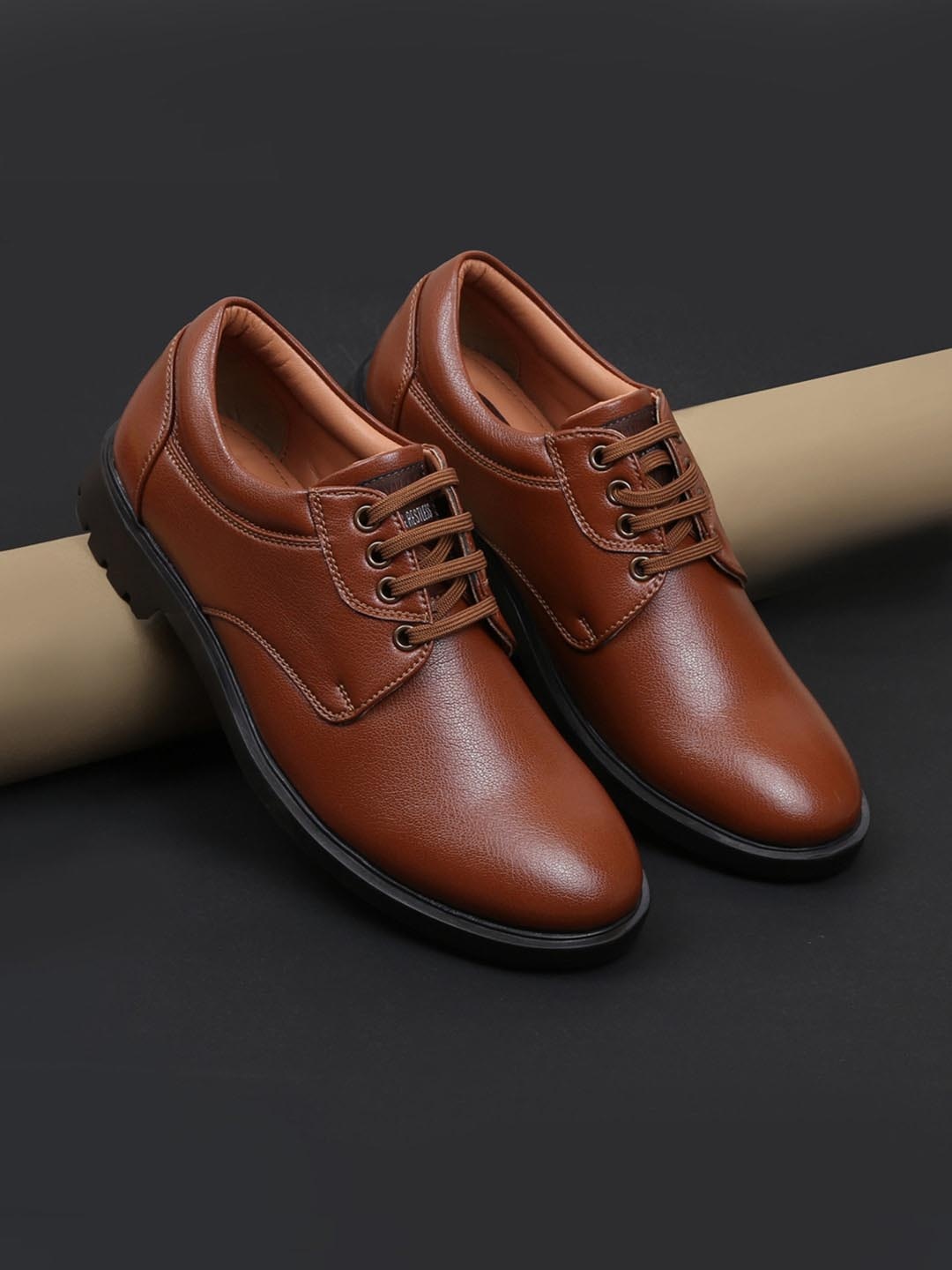 

SPYKAR Men Marty Tan Casual Lace-Up Derbys