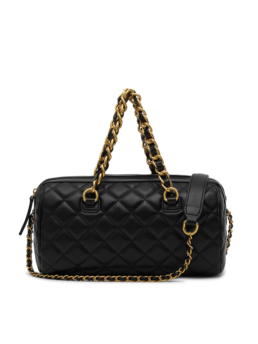 

MIRAGGIO Black Quilted Shoulder Bag