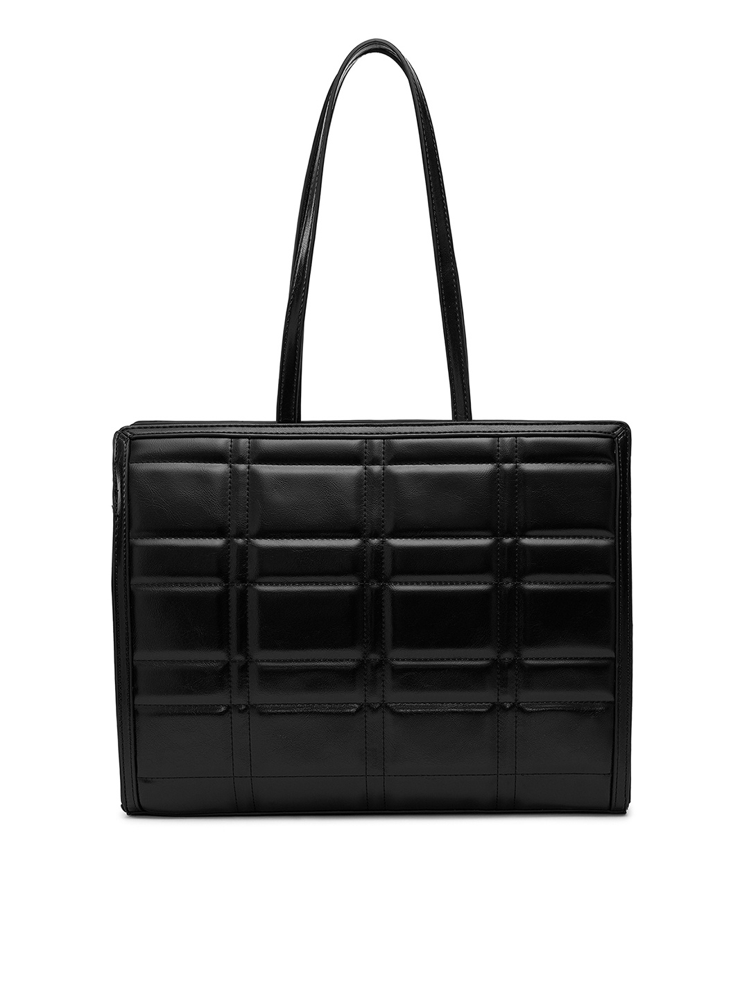 

MIRAGGIO Macy Quilted Shoulder Bag, Black