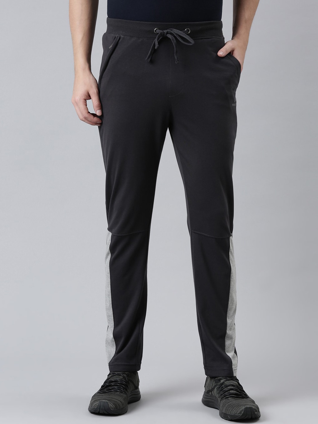 

Force NXT Men Solid Pack of 1 Super Combed Cotton Track Pants, Grey