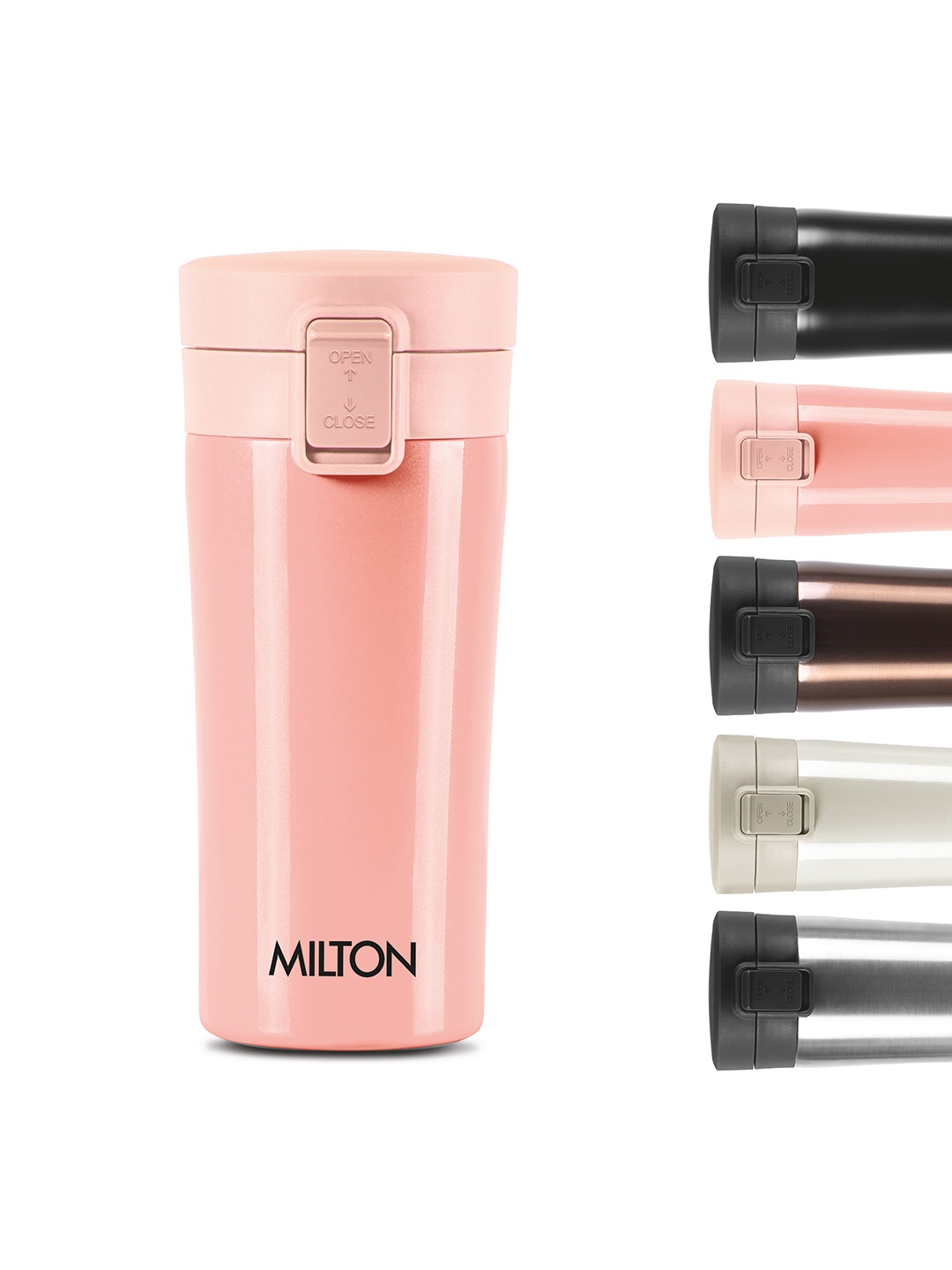 

Milton Peach Thermosteel Insulated Glossy Coffee Mug 300 ml