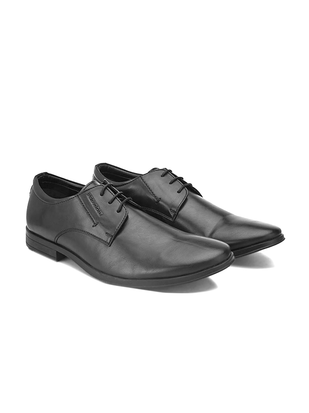 

Provogue Men Black Solid Formal Derby