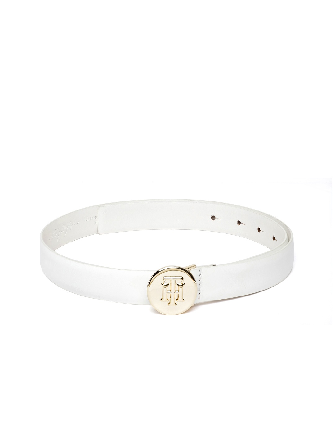 

Tommy Hilfiger Women Off White Leather Belt