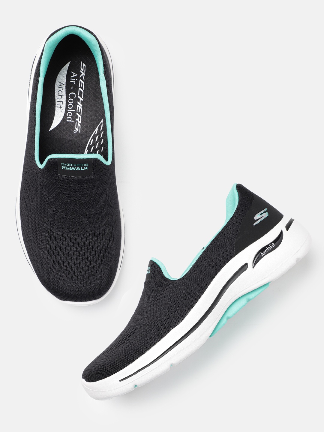 

Skechers Women Go Walk Arch Fit I Walking Shoes, Black