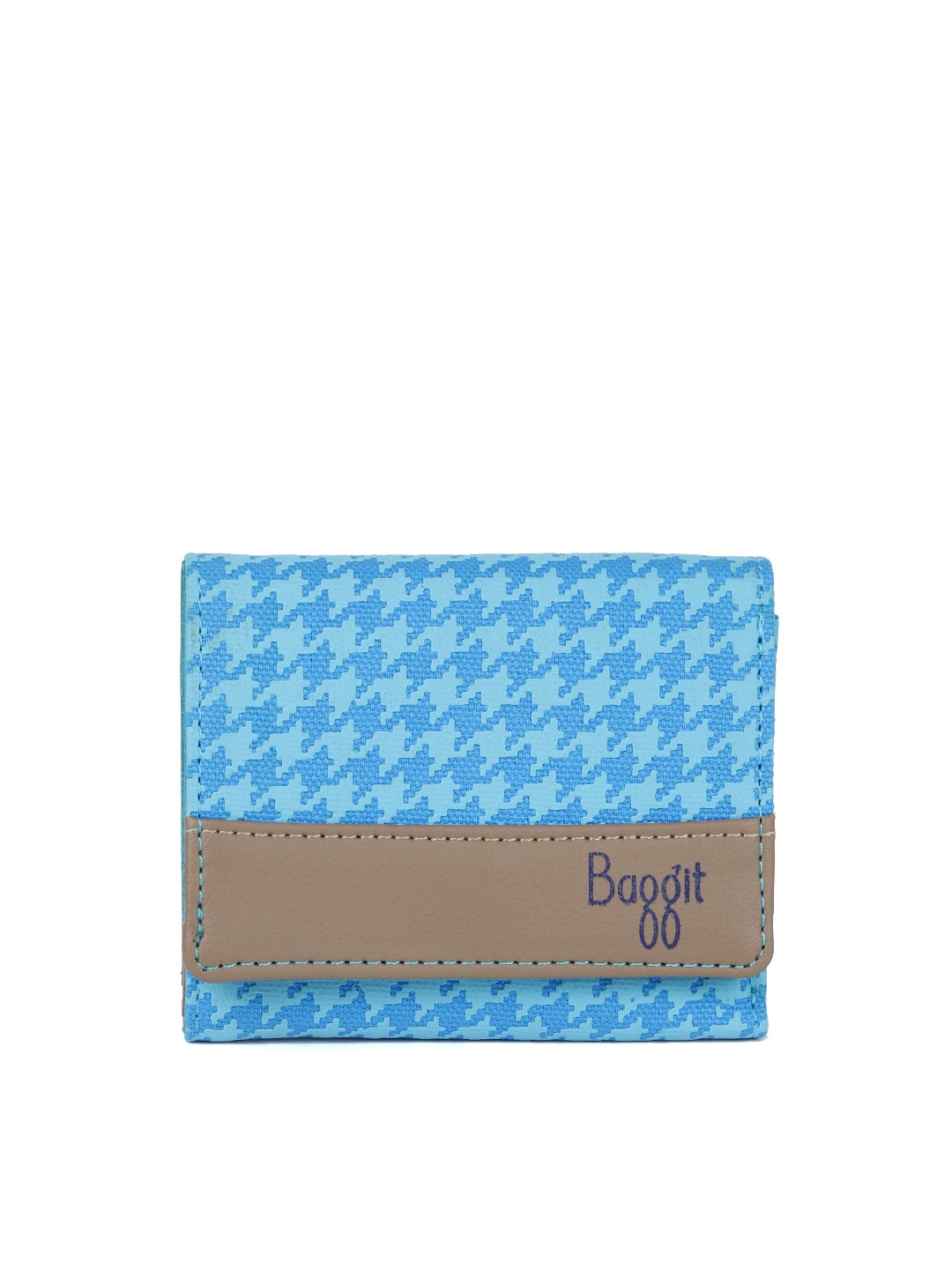 

Baggit Women Blue Printed Card Holder
