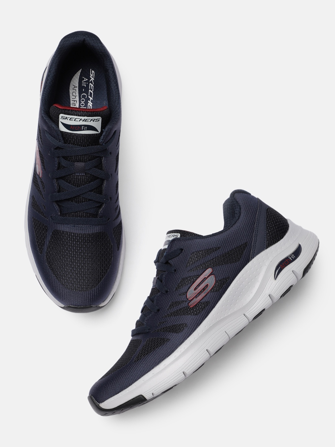

Skechers Men Arch Fit Sneakers, Navy blue