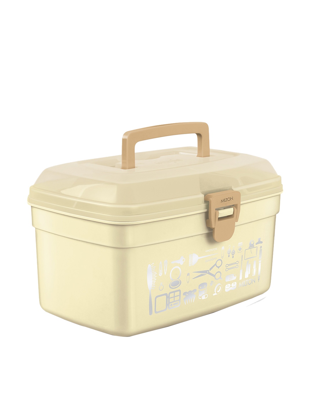 

Milton Ivory Vanity Multipurpose Storage Box, Cream