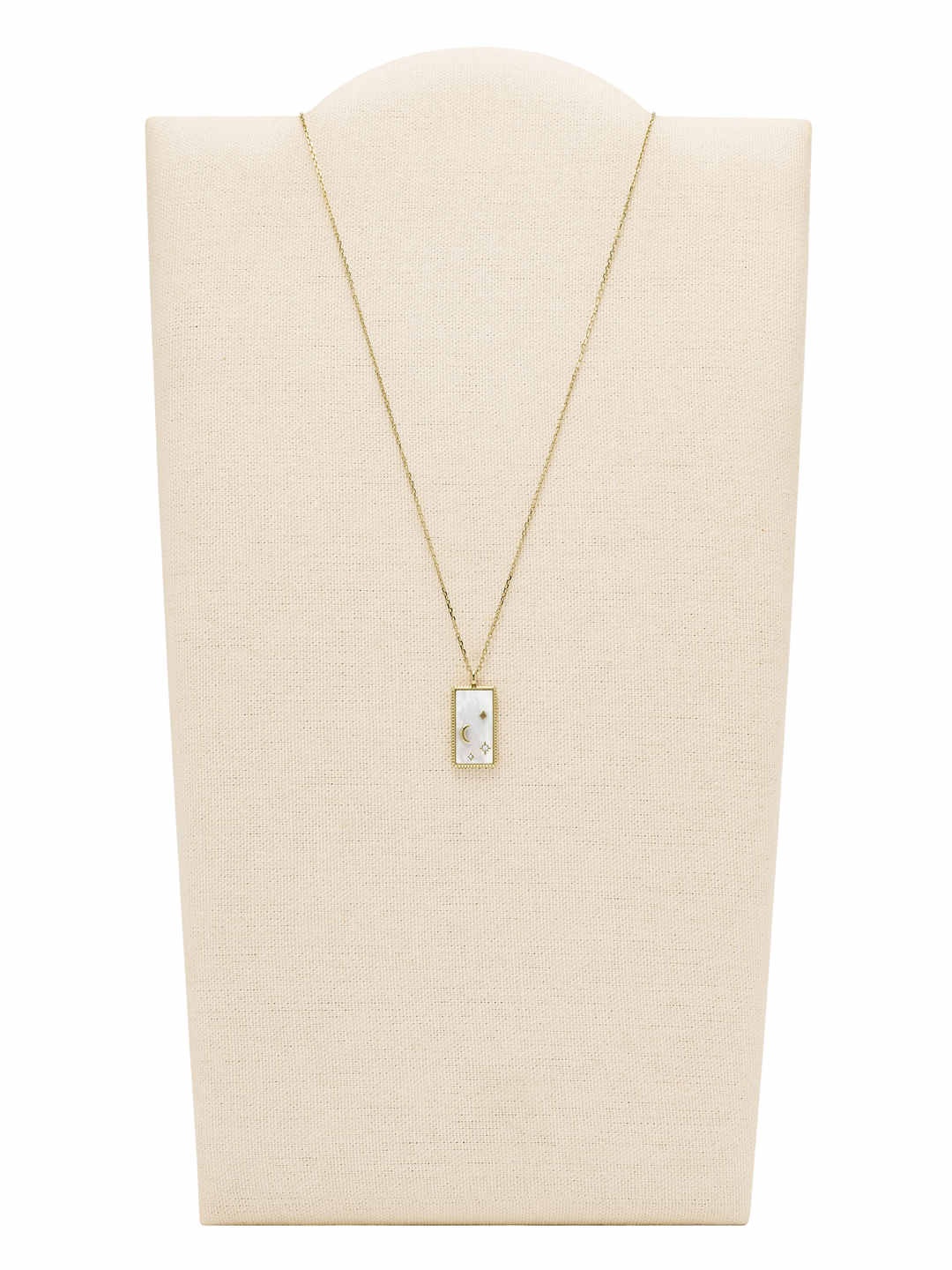 

Fossil Gold-Plated & Off White Necklace