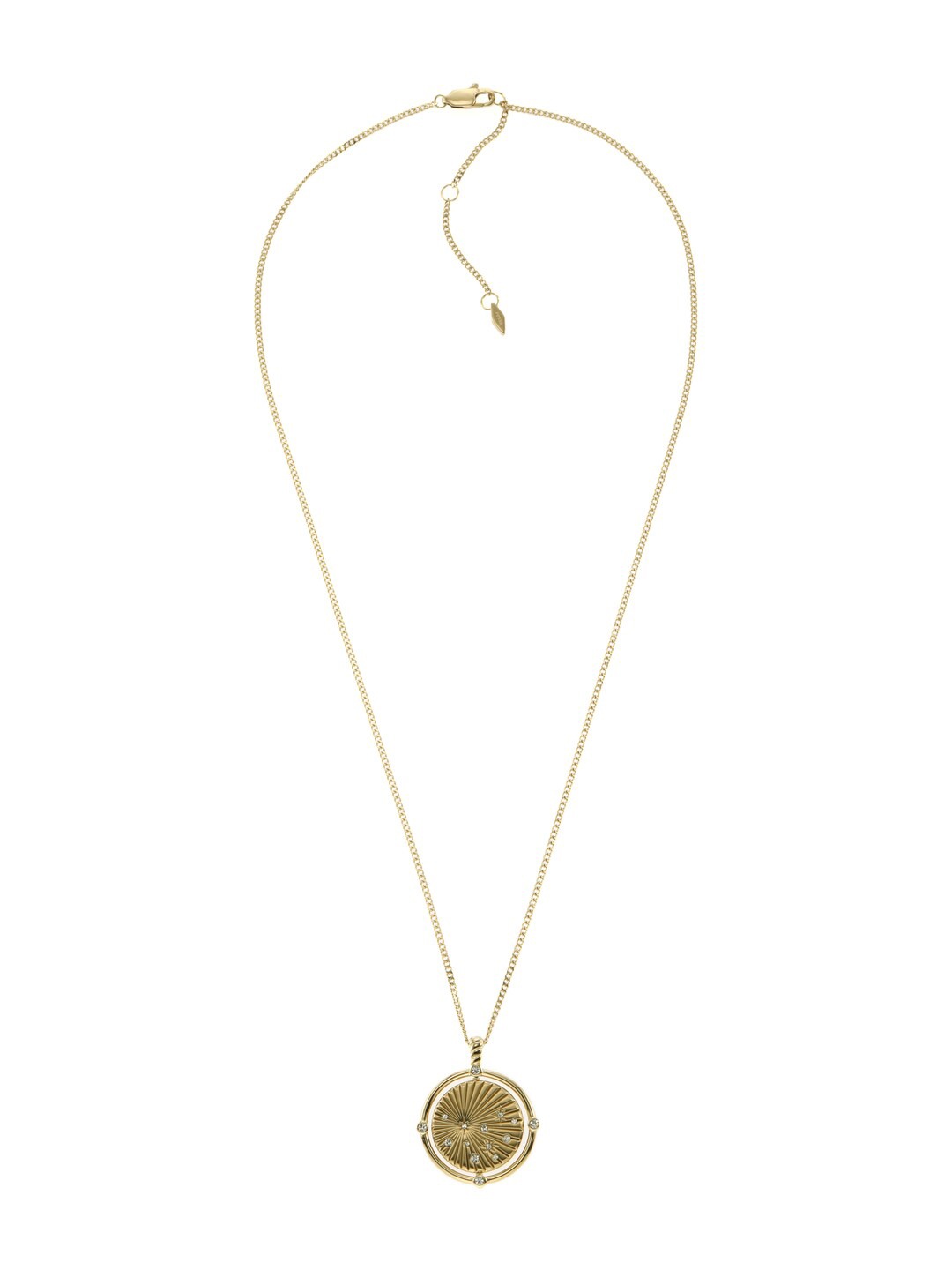 

Fossil Gold-Plated & White Necklace