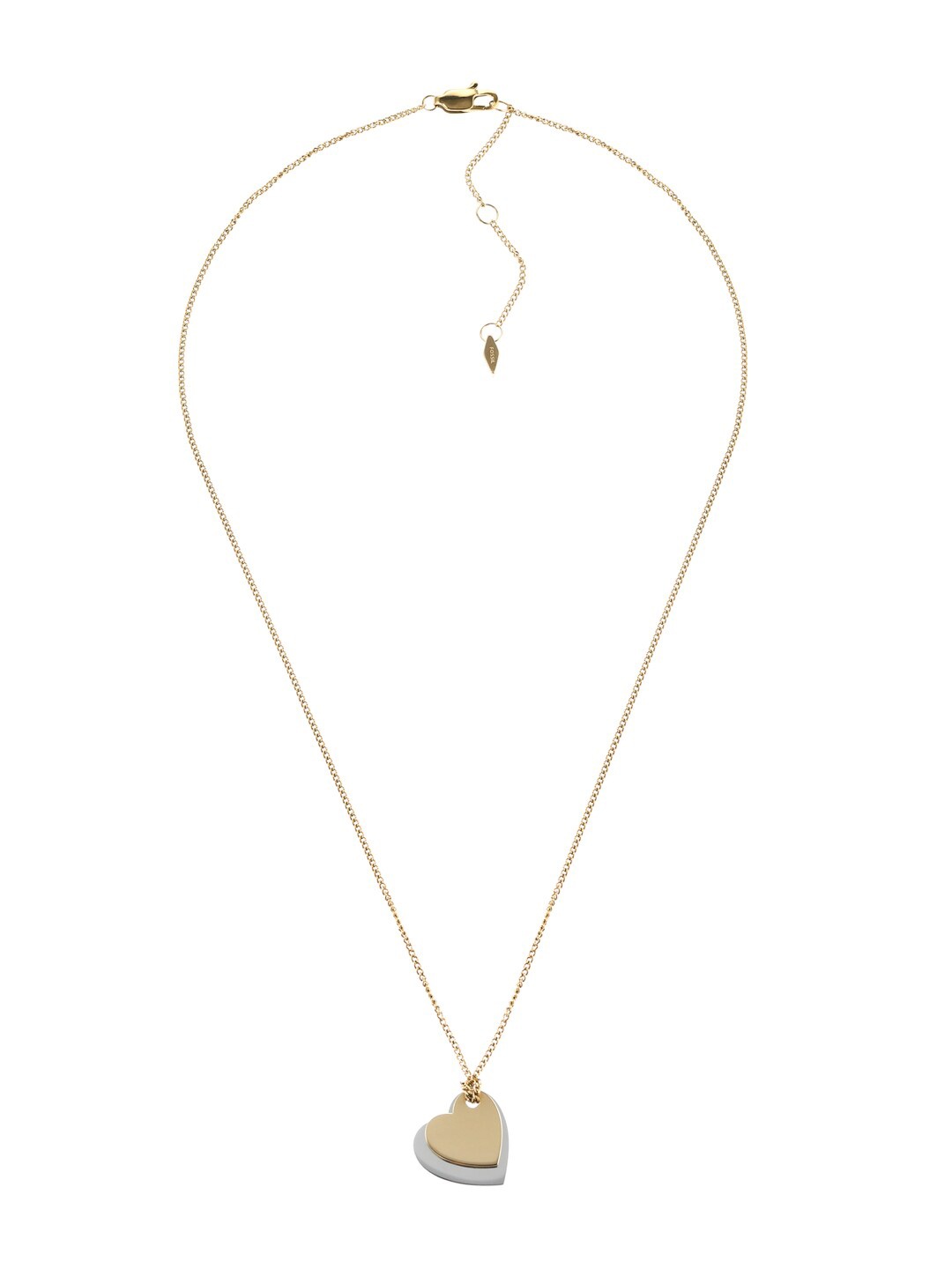 

Fossil Gold-Plated & White Necklace