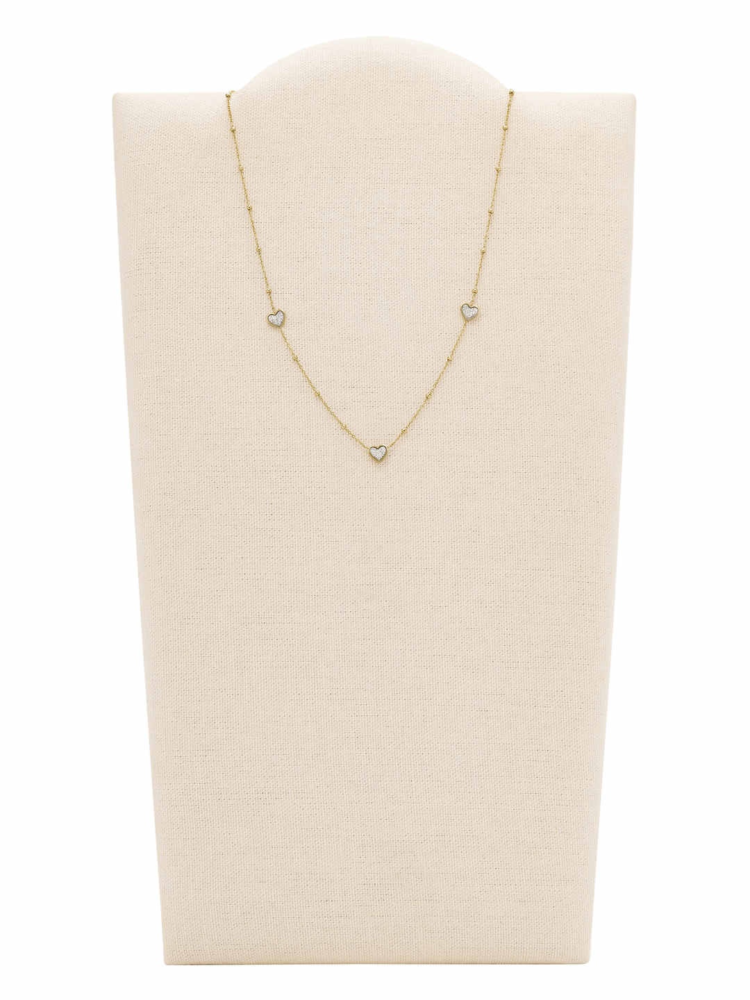 

Fossil Gold-Plated & White Necklace