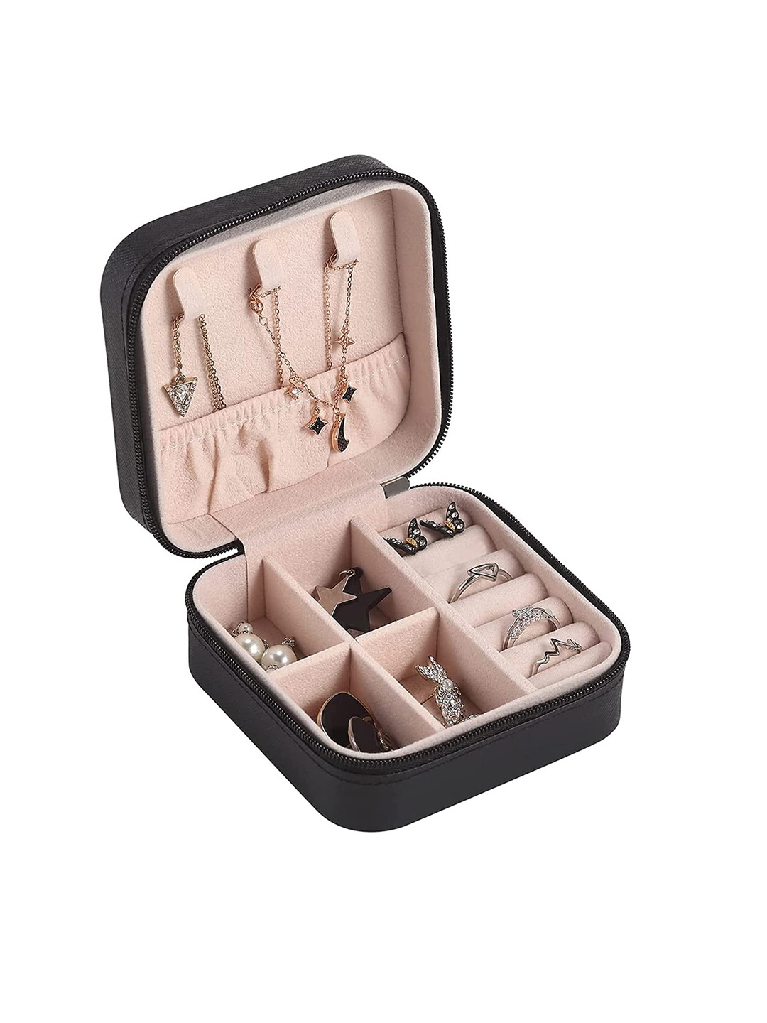 

HOUSE OF QUIRK Black Poratble Jewellery Organiser
