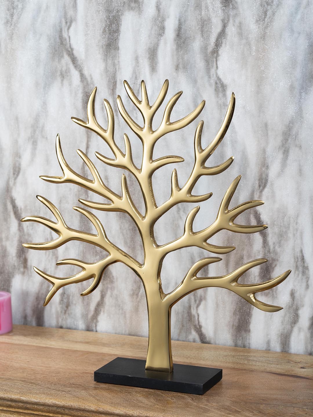 

vedas Metallic-Toned F-Peace Growing Tree Table Showpiece