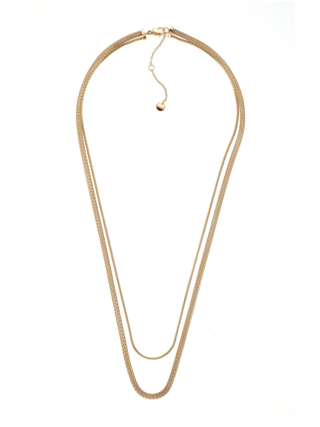 

SKAGEN Gold Toned Gold Plated Layered Necklace