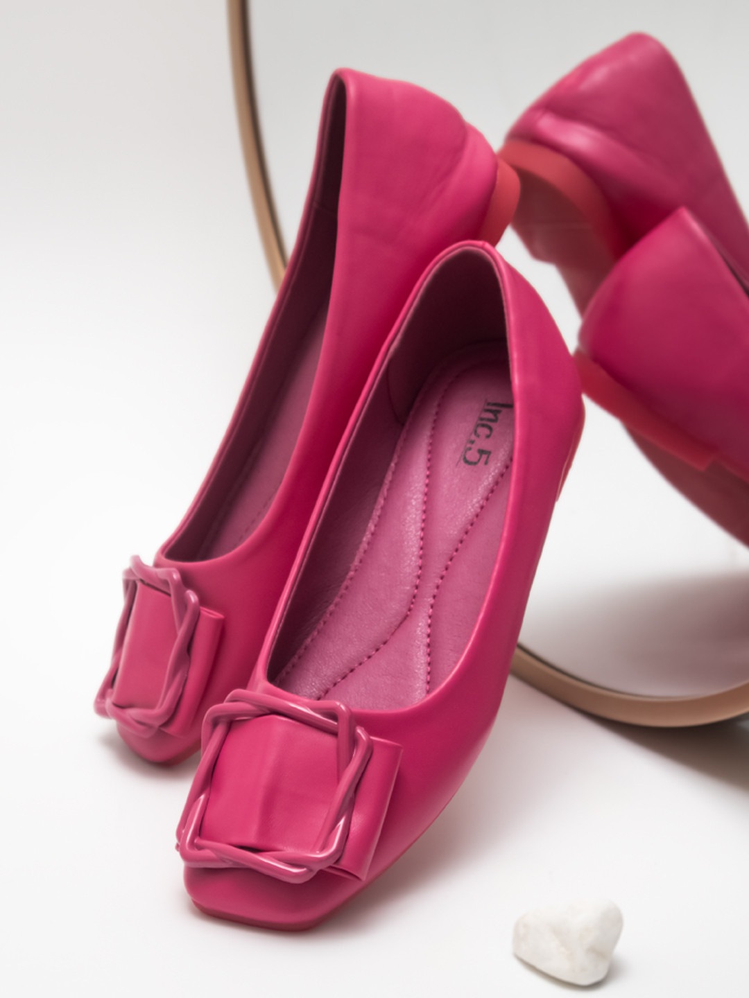 

Inc 5 Women Pink Ballerinas Flats