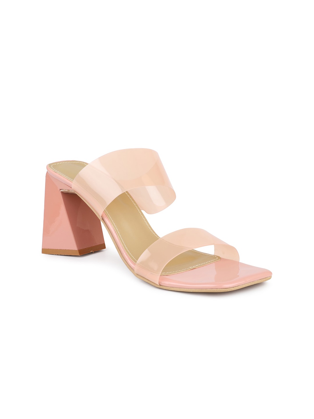 

Inc 5 Peach-Coloured Party Block Heels