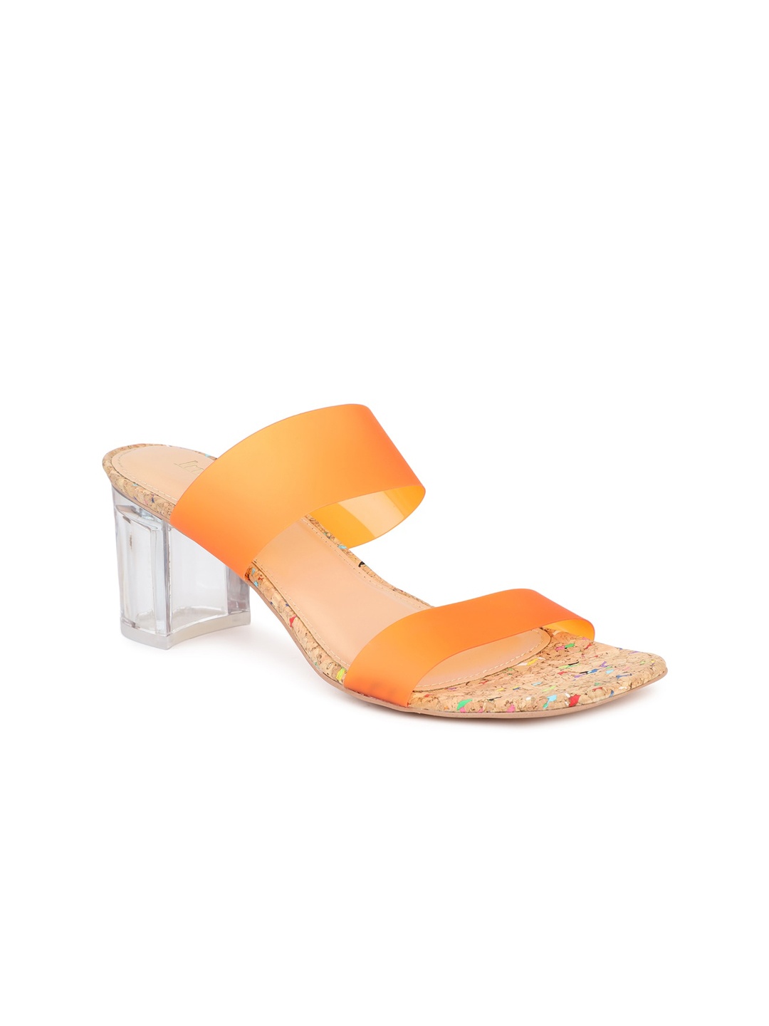

Inc 5 Orange Party Block Heels