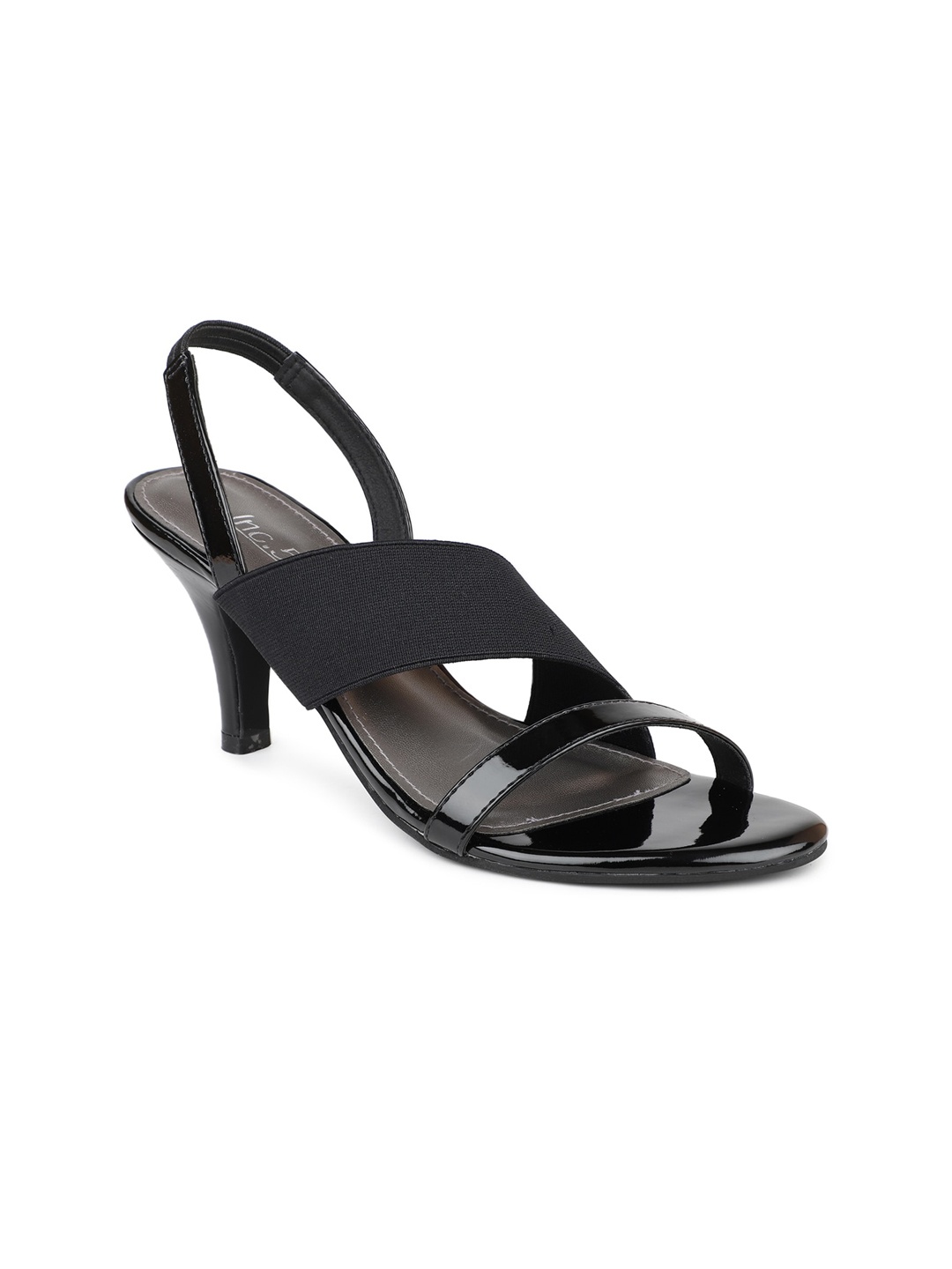 

Inc 5 Black Stiletto Heels With Back Strap