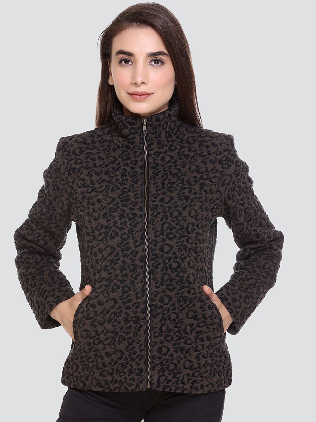 

PEPLS Women Olive Green Lightweight Tailored Jacket