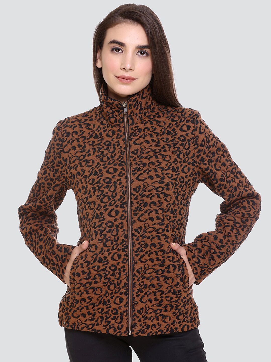 

PEPLS Women Brown Lightweight Tailored Jacket