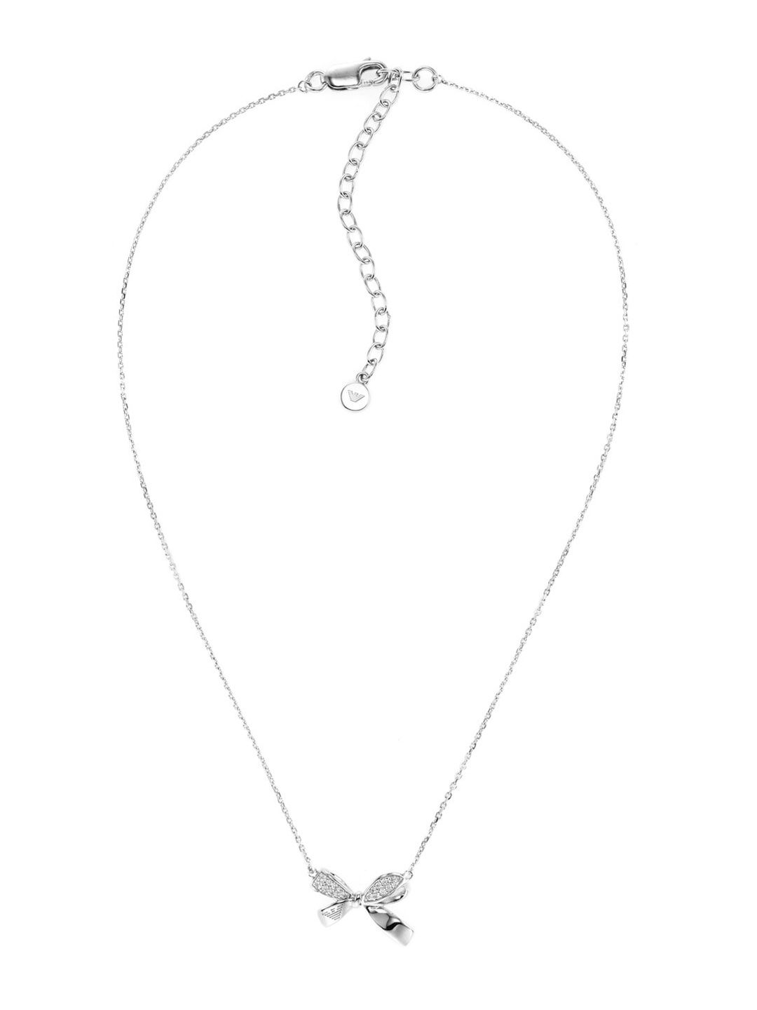 

Emporio Armani Silver-Toned & White Sterling Silver Chain