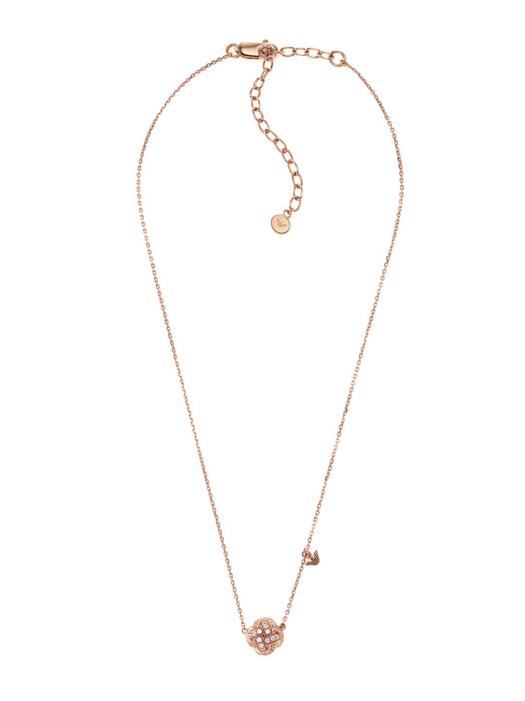 

Emporio Armani Rose Gold & White Sterling Silver Necklace