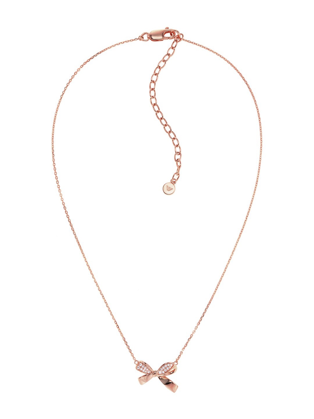 

Emporio Armani Rose Gold & White Sterling Silver Necklace