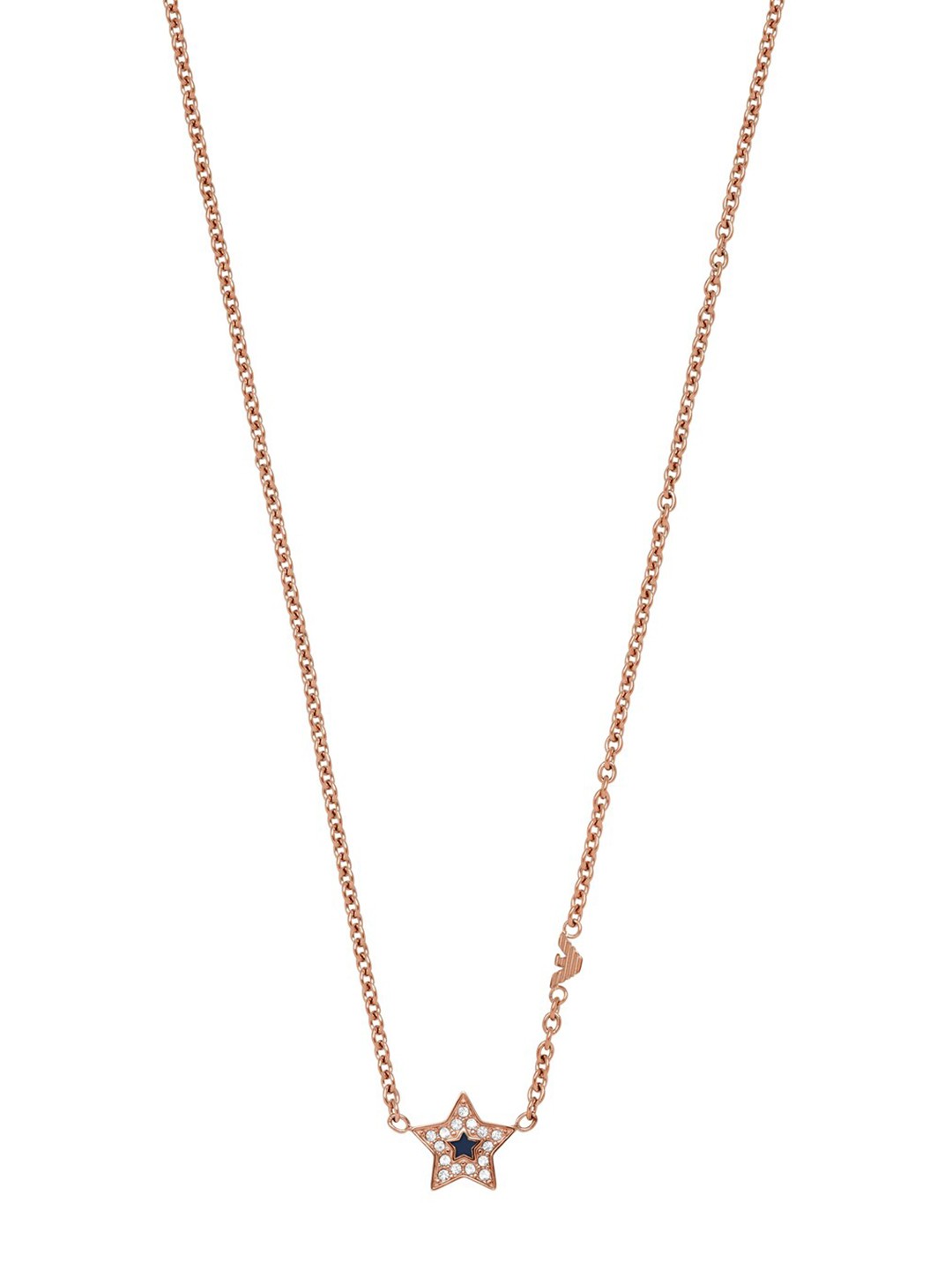 

Emporio Armani Rose Gold & White Necklace