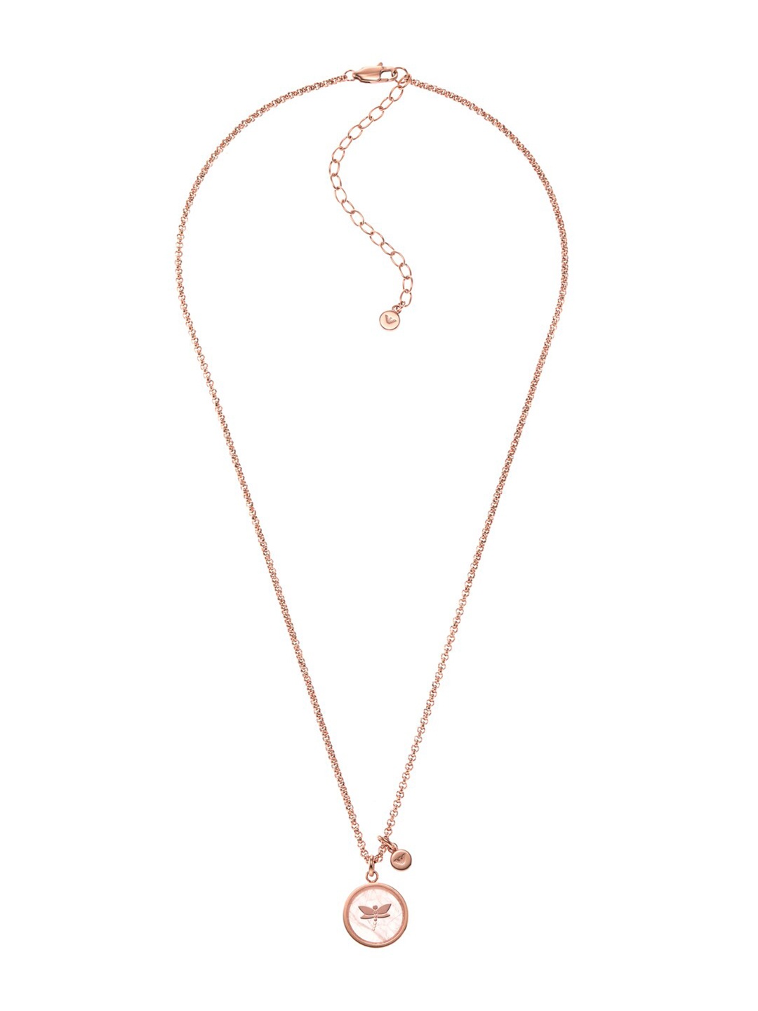 

Emporio Armani Rose Gold & White Necklace