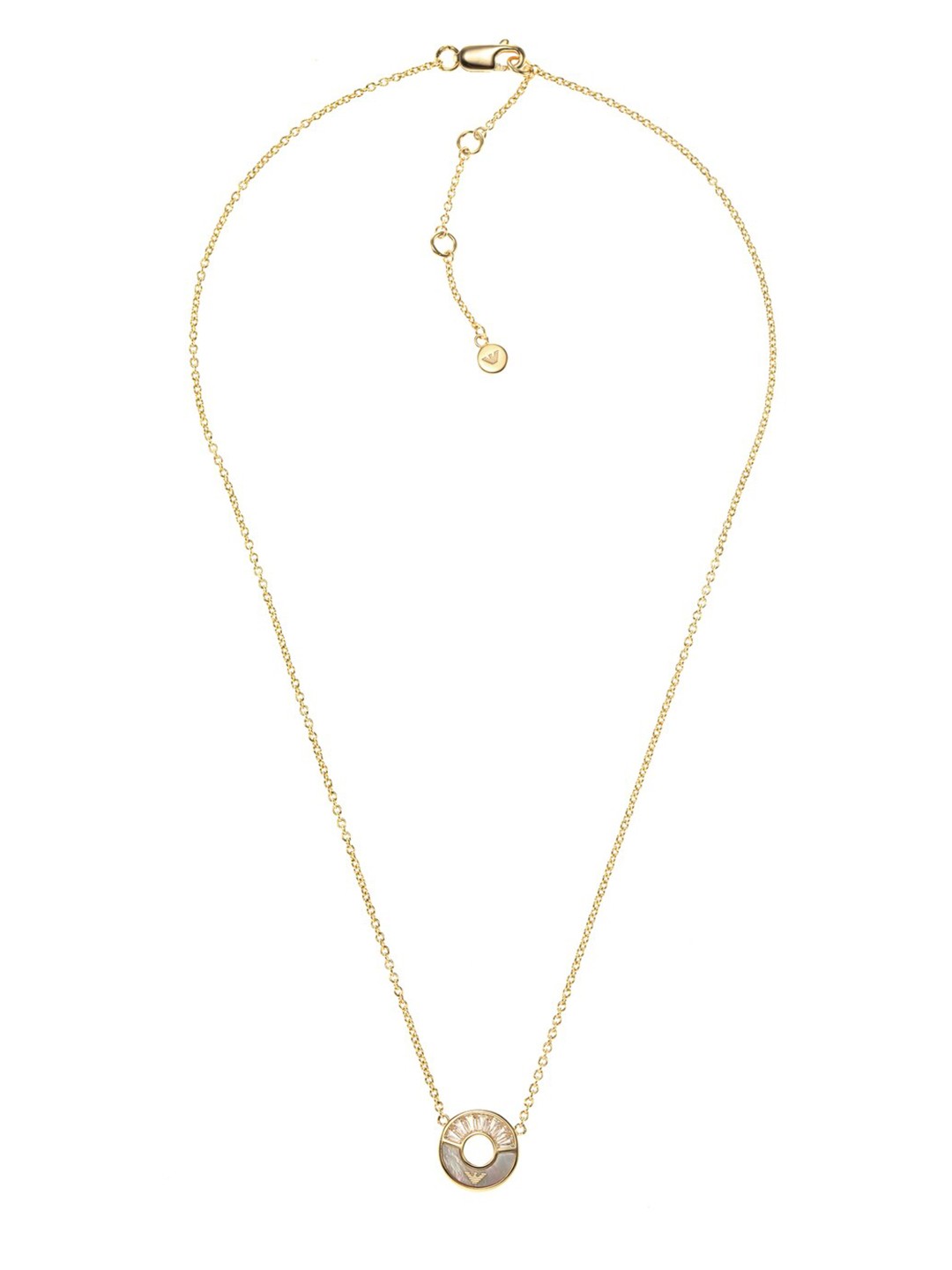 

Emporio Armani Gold-Toned & Grey Sterling Silver Chain