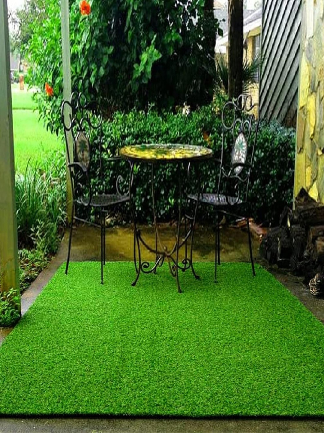 

Homitecture Green High Density Artificial Grass UV Resistant Grass Carpet Mat