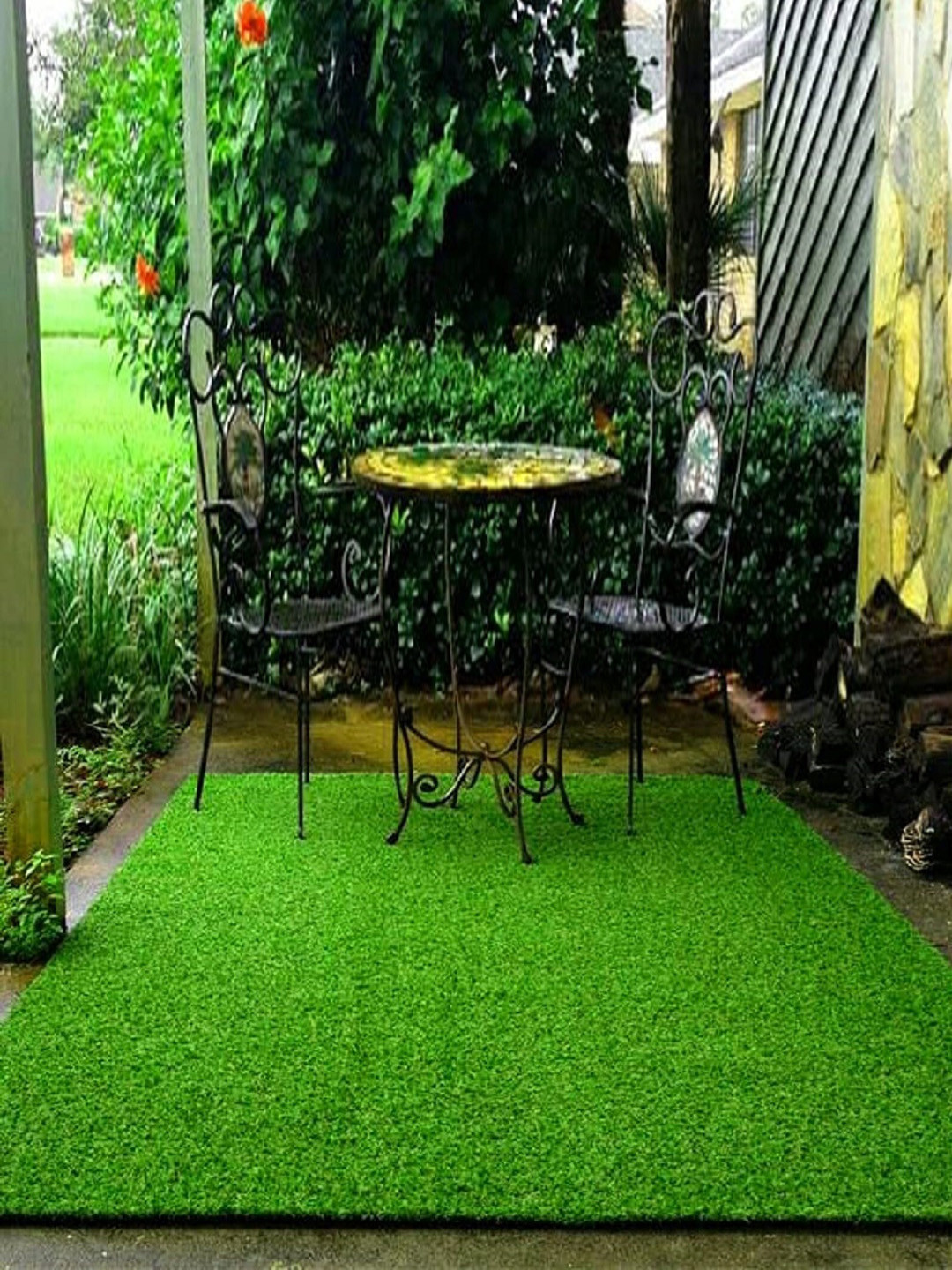

Homitecture Green High Density Artificial Grass UV Resistant Grass Carpet Mat