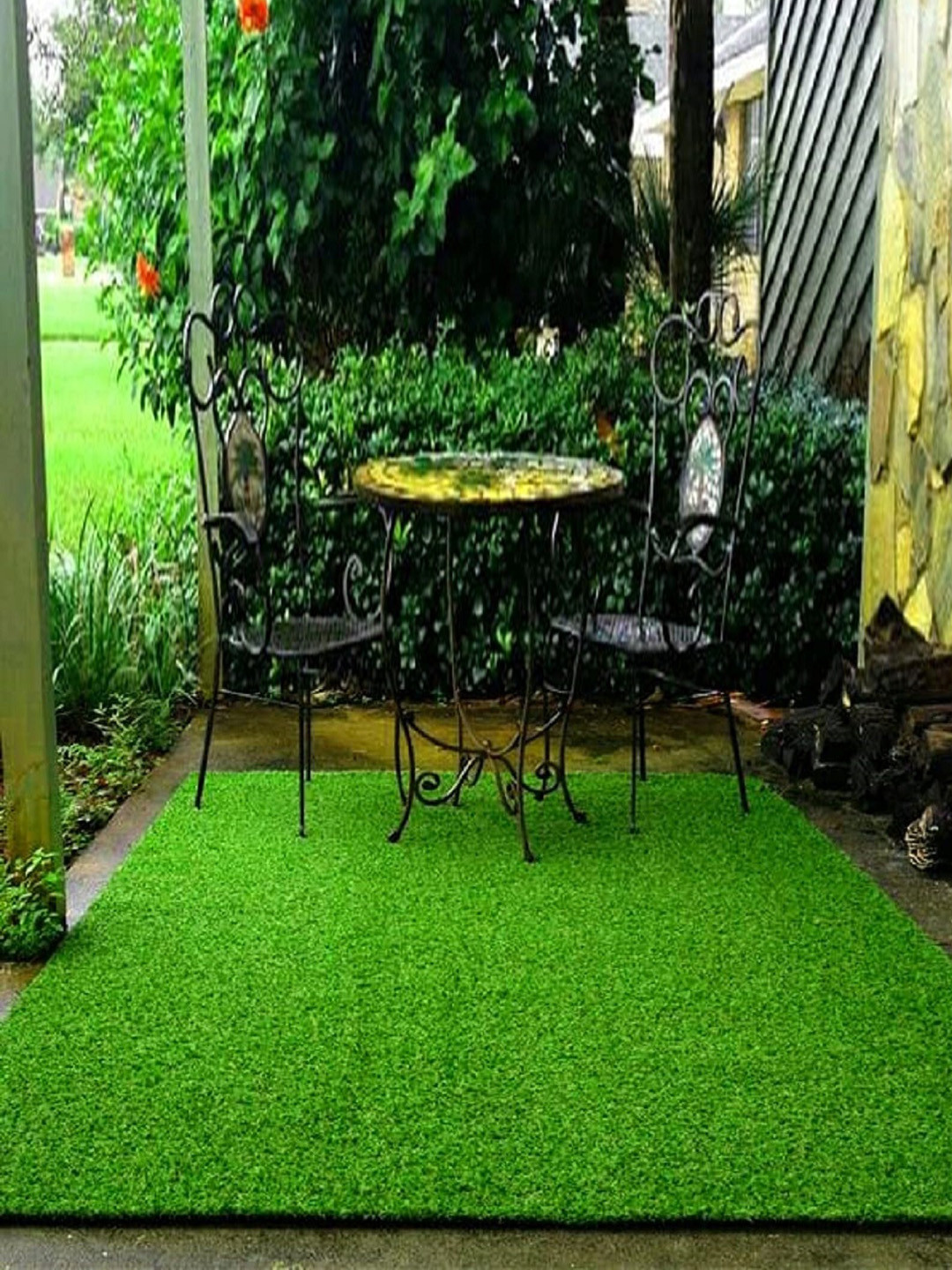 

Homitecture High Density 45 mm Artificial Grass Carpet Mat, Green