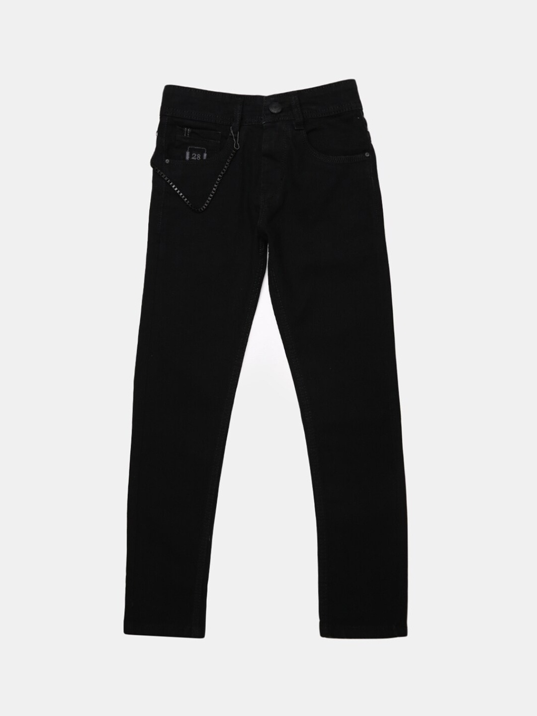 

V-Mart Boys Black Cotton Classic Jeans