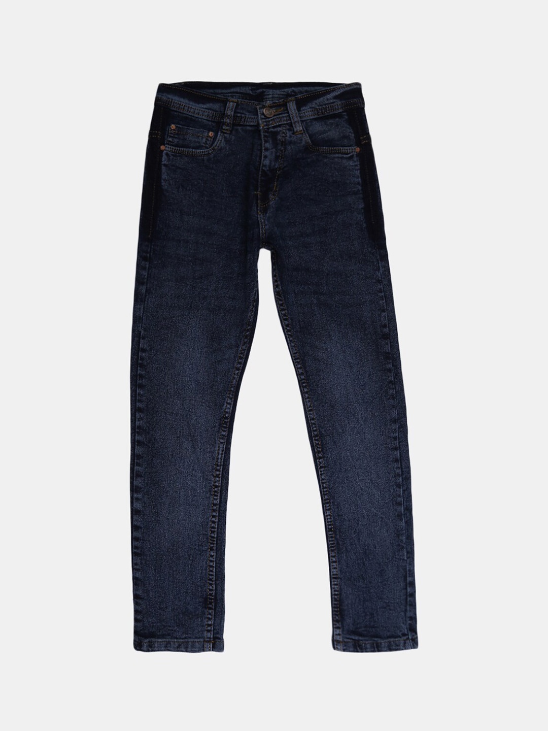 

V-Mart Boys Cotton Classic Light Fade Clean Look Jeans, Blue