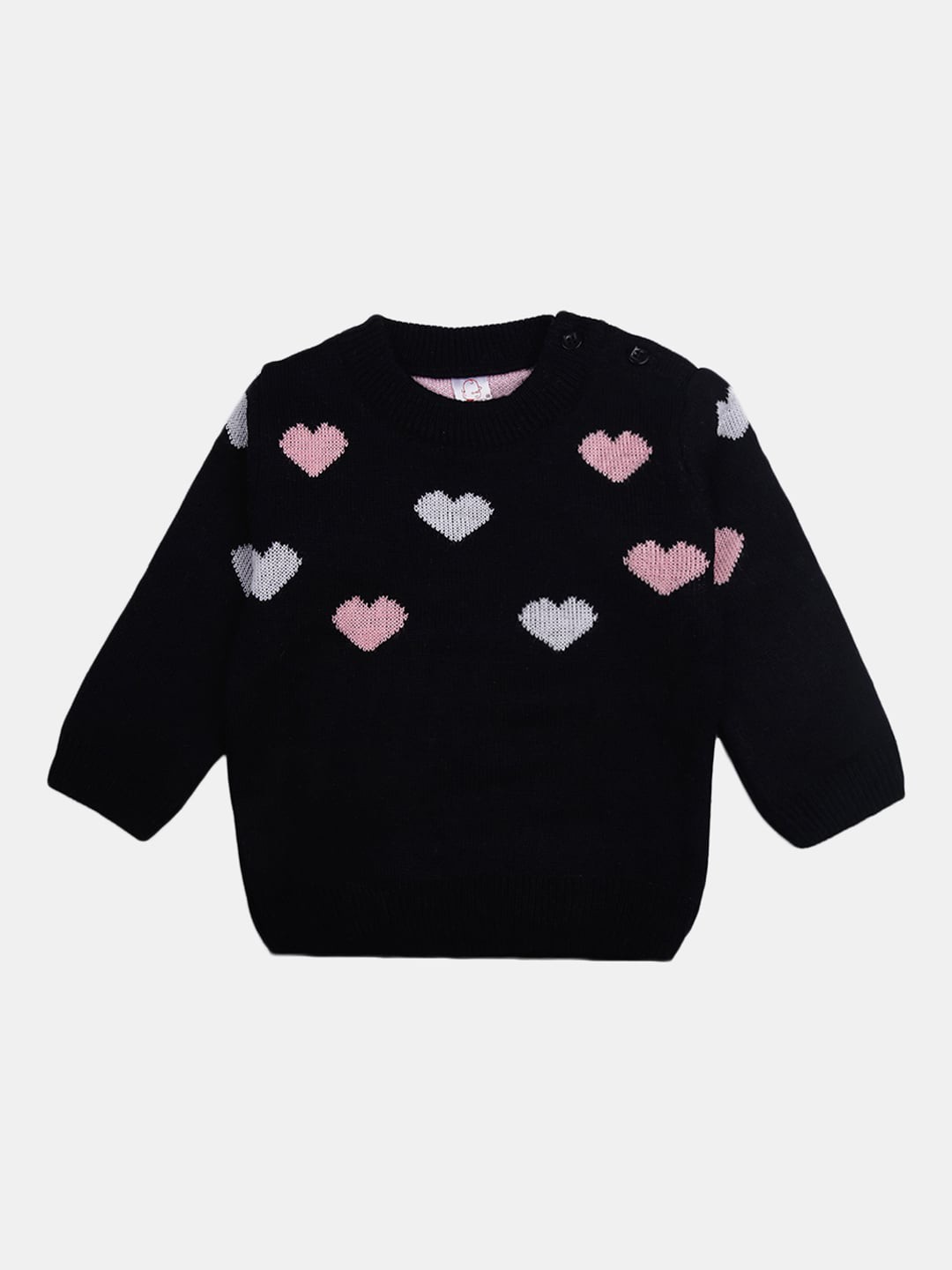 

V-Mart Girls Navy Blue & White Pullover