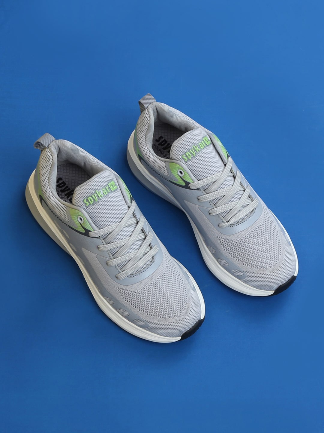 

SPYKAR Men Chris Dark Grey Textile Sneakers