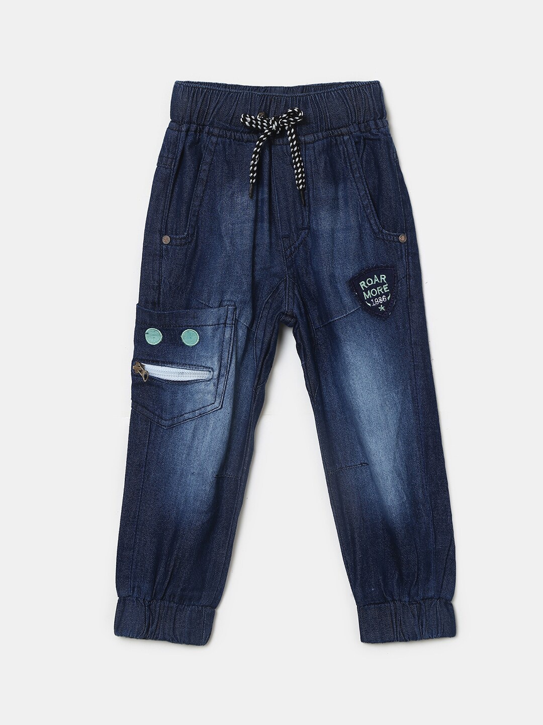 

V-Mart Kids Classic Cotton Light Fade Jeans, Blue
