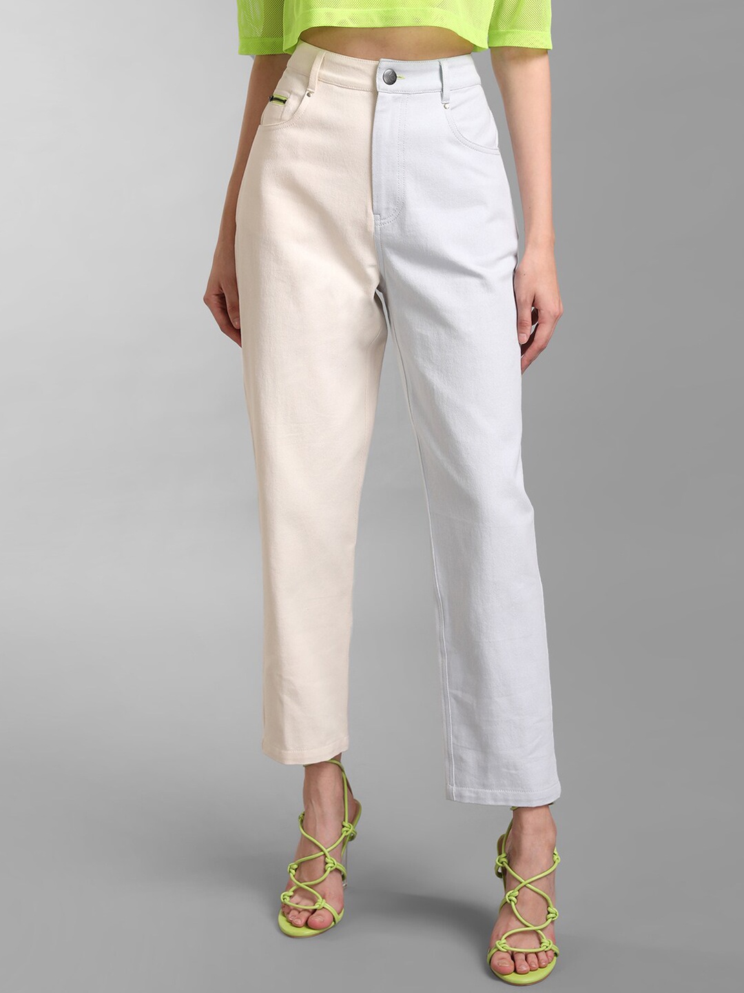 

KZ07 By Kazo Women Blue High-Rise Jeans