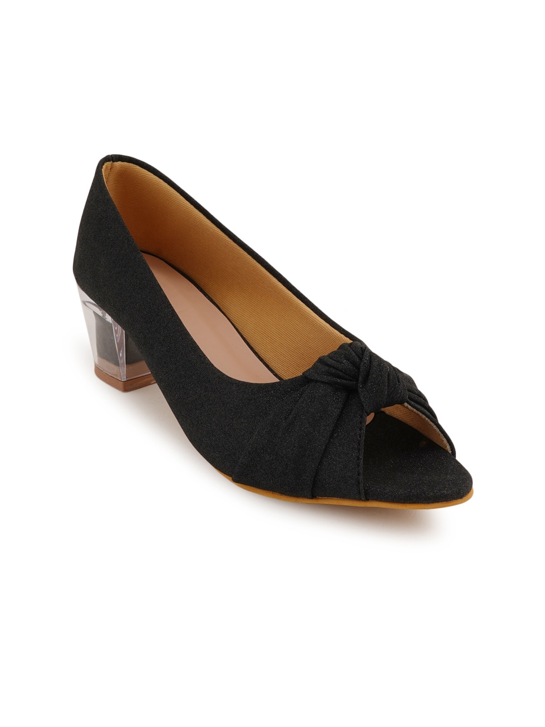 

SCENTRA Black Block Pumps