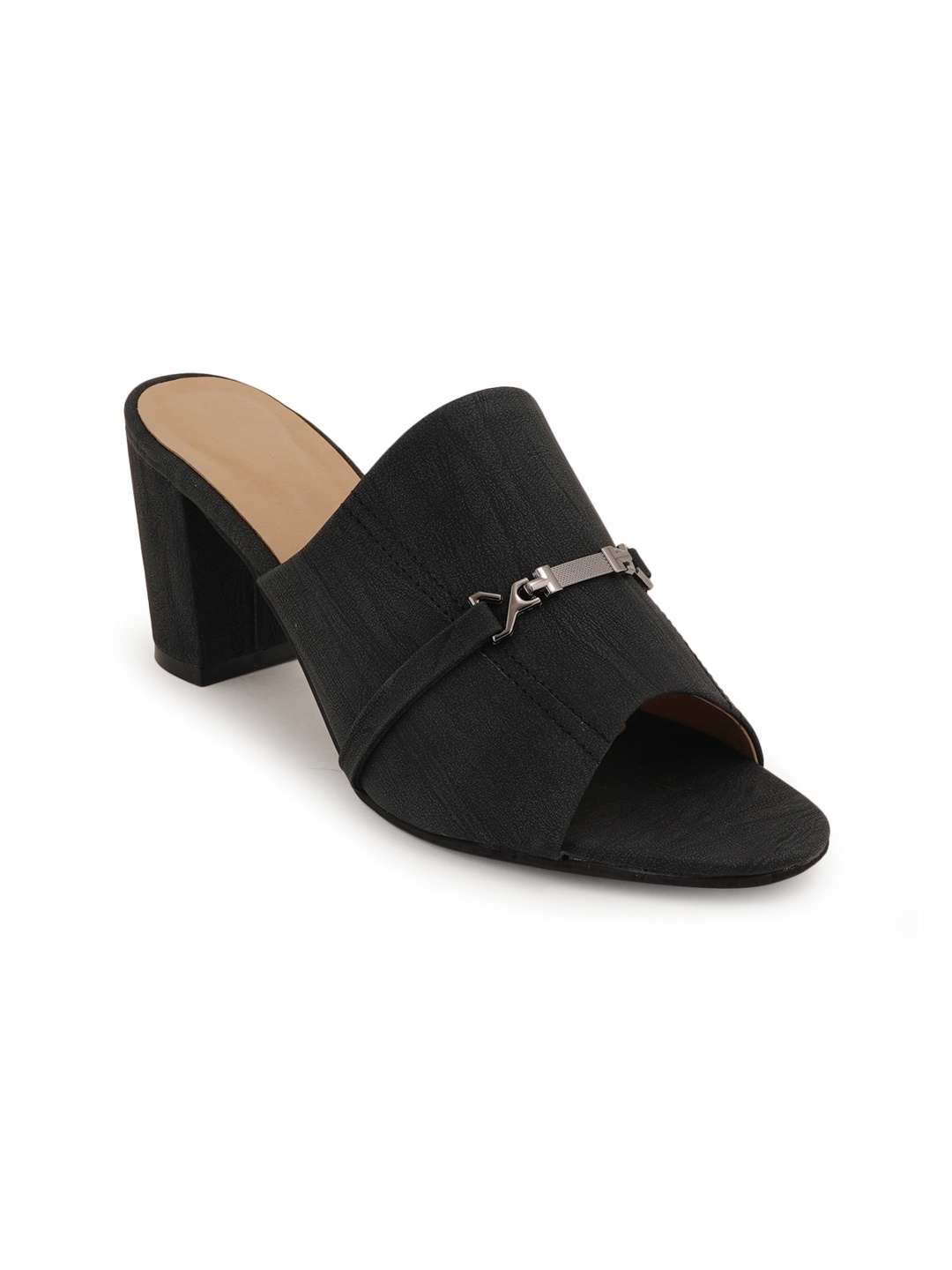 

SCENTRA Black Block Heels