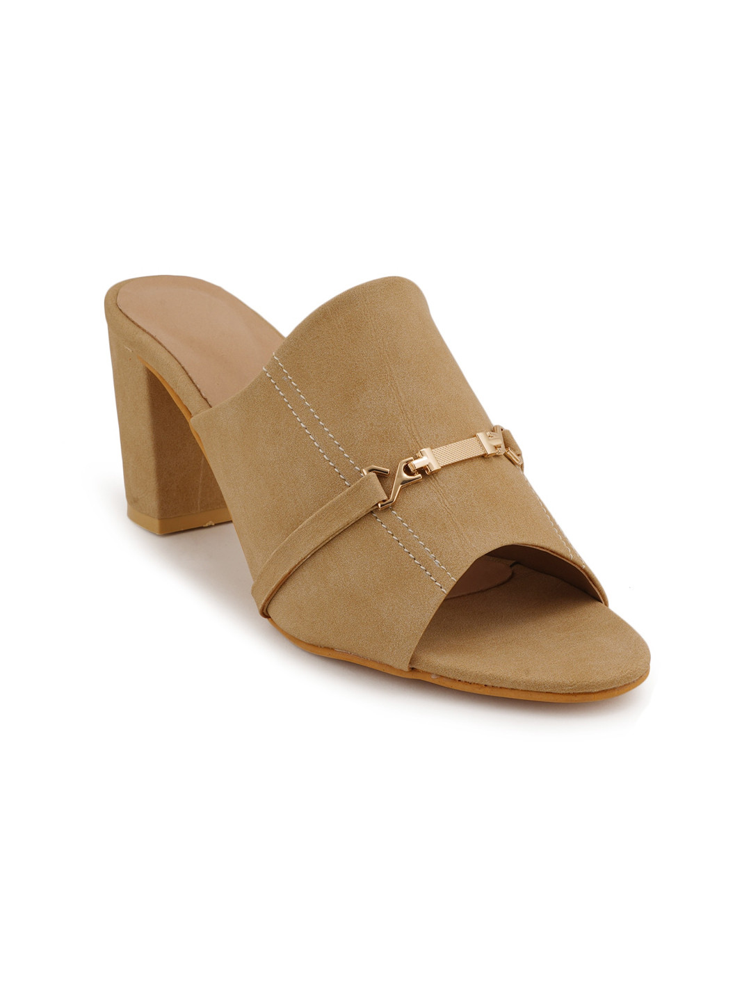 

SCENTRA Women Beige Block Heels