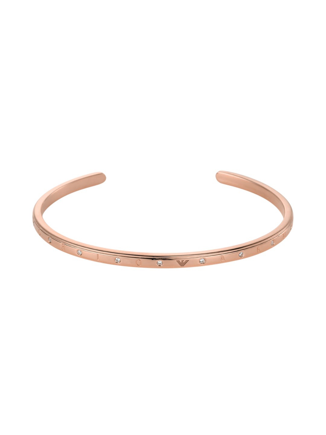 

Emporio Armani Women Rose Gold Sterling Silver Cuff Bracelet