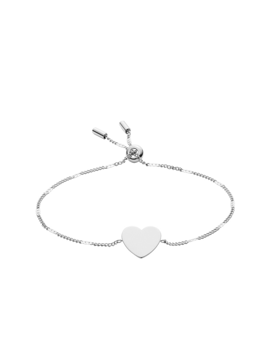 

Fossil Women Silver-Toned Silver-Plated Link Bracelet