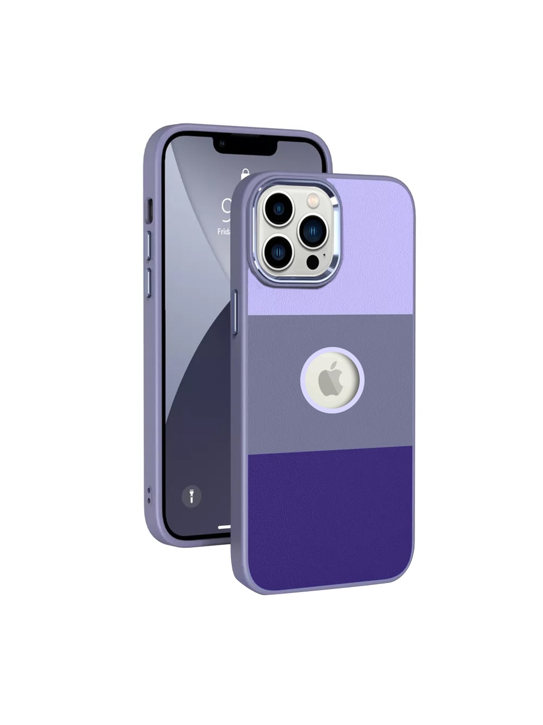 

Karwan Purple Leather iPhone 12 Pro Max Back Case