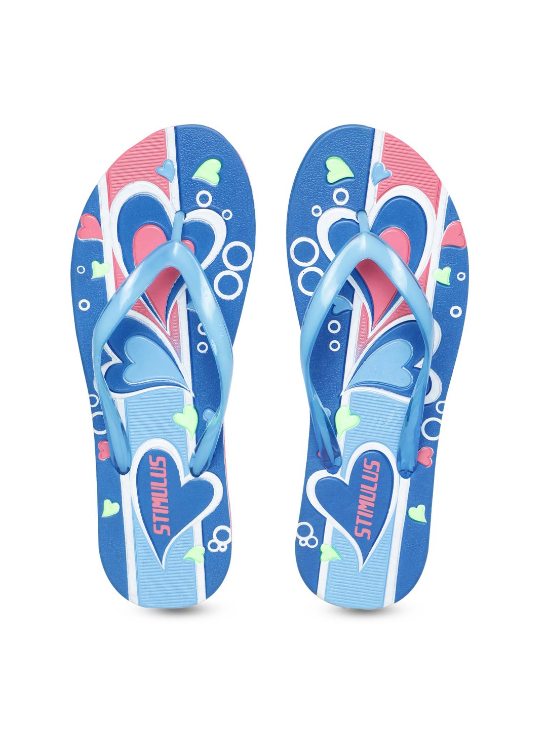 

Paragon Women Blue & White Printed Thong Flip-Flops