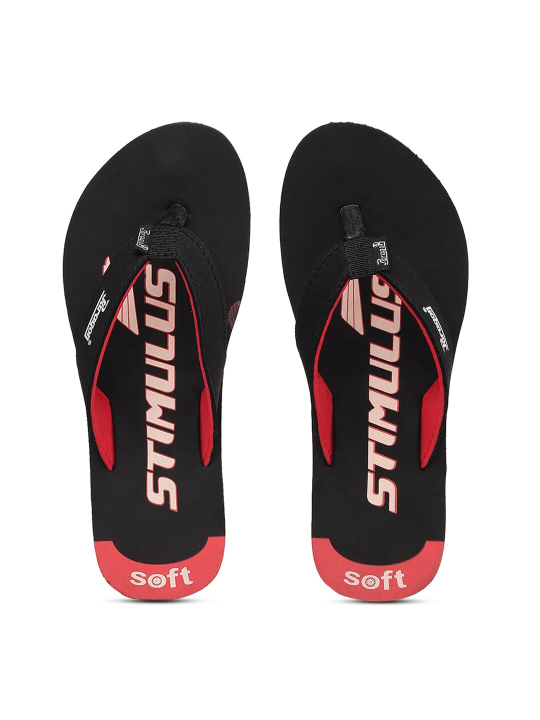 

Paragon Women Black & Red Printed Thong Flip-Flops