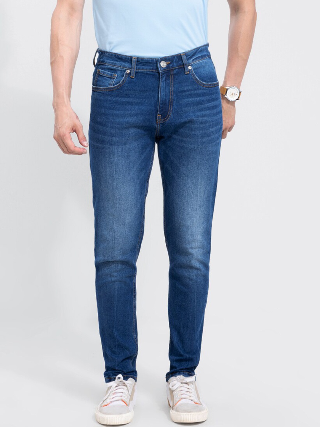 

Snitch Men Blue Slim Fit Mid Rise Stretchable Jeans