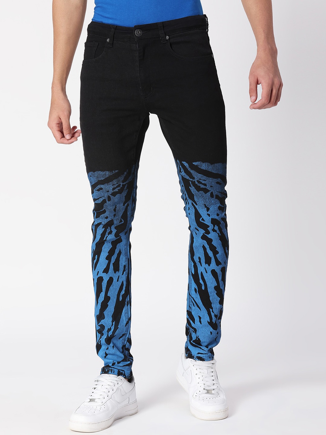 

WAIMEA Men Black Skinny Fit Stretchable Jeans