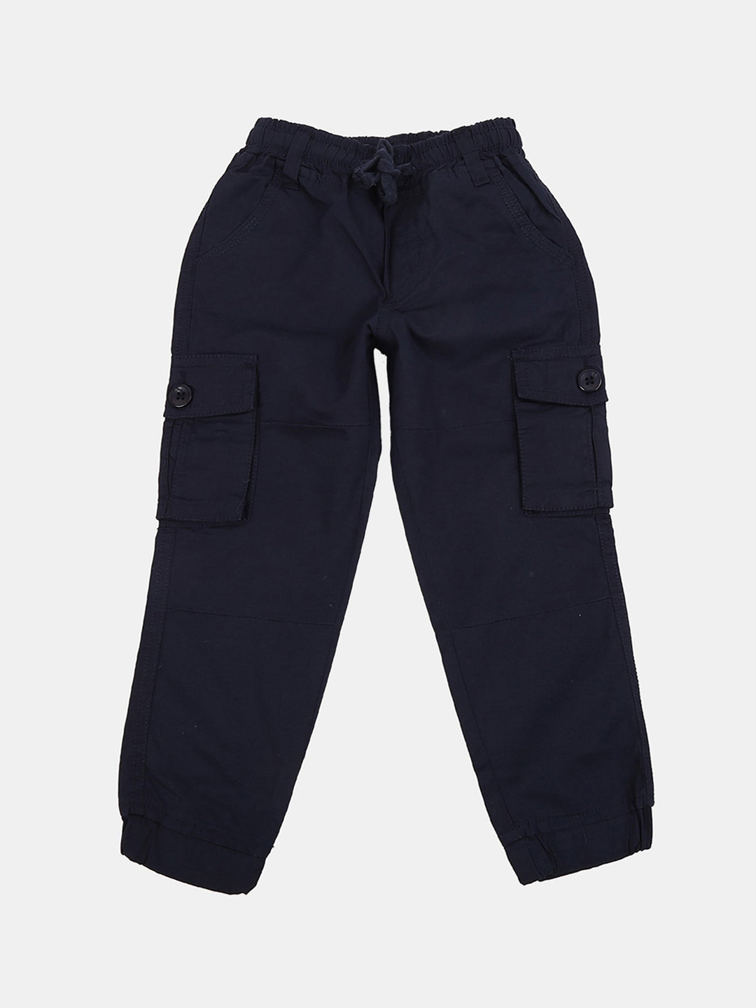 

V-Mart Boys Navy Blue Classic Cotton Cargos Trousers
